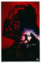 return of the jedi (red/black darth vader) 1993 10th anniversary one sheet poster rolled